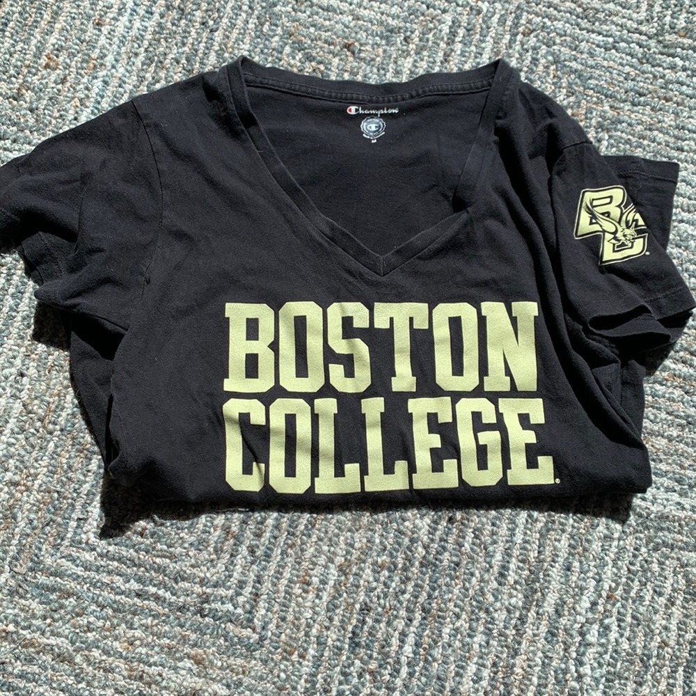 Boston College V Neck Tee
